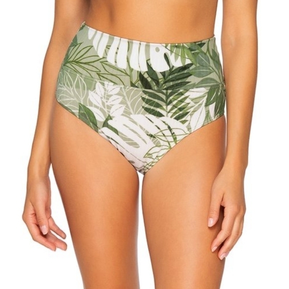 14 • Sunsets • Palm Grove Hannah High Waist Bikini Bottoms - Picture 12 of 12